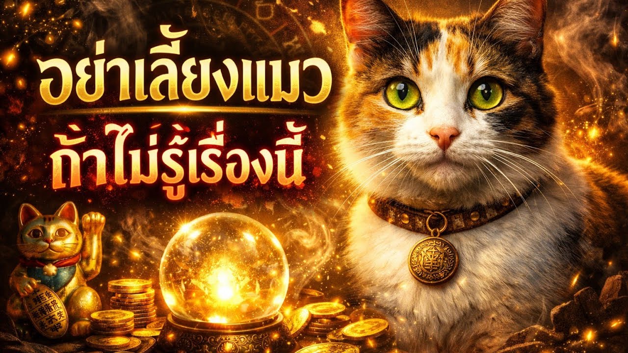 บ้านไหนมีแมว แต่ชีวิตไม่ดี อาจเพราะเหตุนี้#ธรรมะ #ธรรมะสร้างชีวิต #ธรรมะสอนใจ 