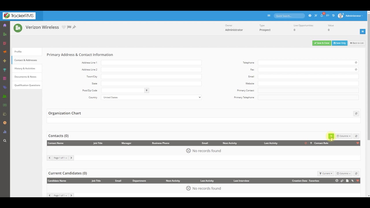 Creating a New Contact - YouTube
