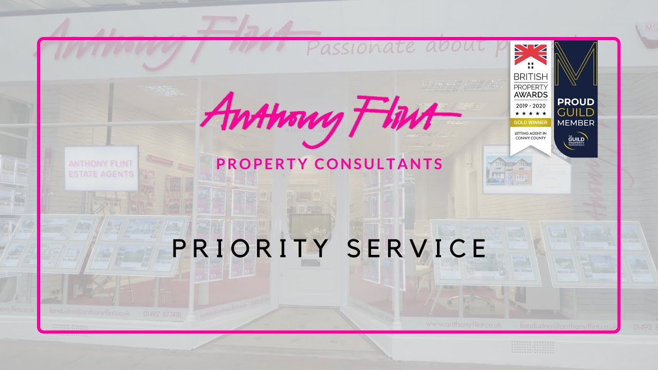 Anthony Flint Property Consultants' priority service YouTube