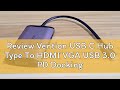 Review Vention USB C Hub Type To HDMI VGA USB 3.0 PD Docking Station Type-C for Laptop PC Macbook