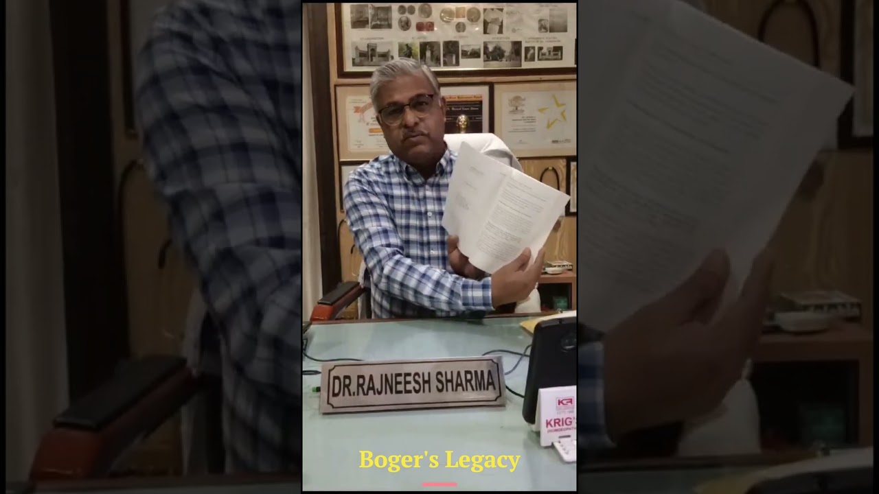 Boger's Legacy unboxing by Dr Rajneesh Sharma of Kashipur 