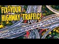 From RAMMED Highways to FREE FLOWING Roads in Cities Skylines!!!