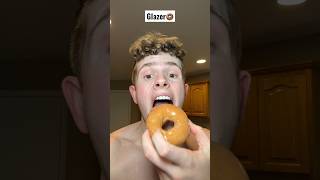 The BEST way to eat a Krispy Kreme glazer! (Food Hack)