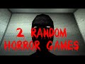 Don't Walk Alone In The NIGHT!!!! 2 Random Horror Games Closing Doors And Not Alone