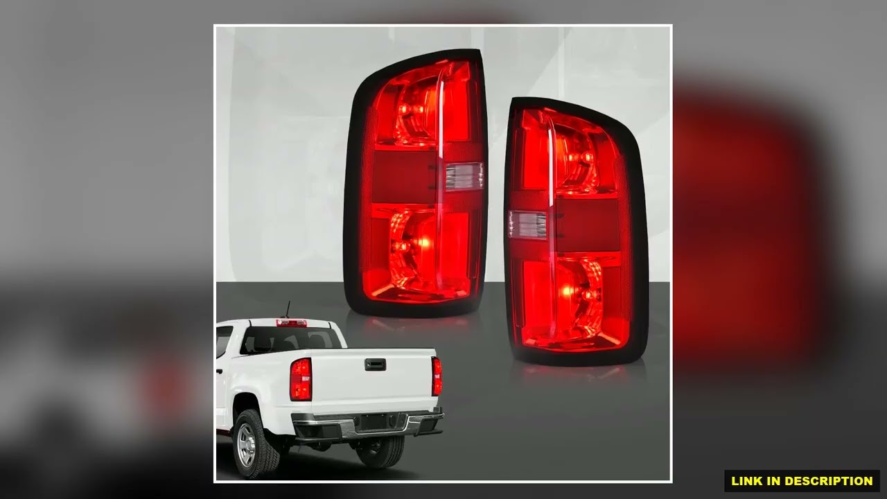 Crossdesign Tail Lights Fit for Chevrolet Colorado 20152022 4Door CrewExtended Cab Only 84169777