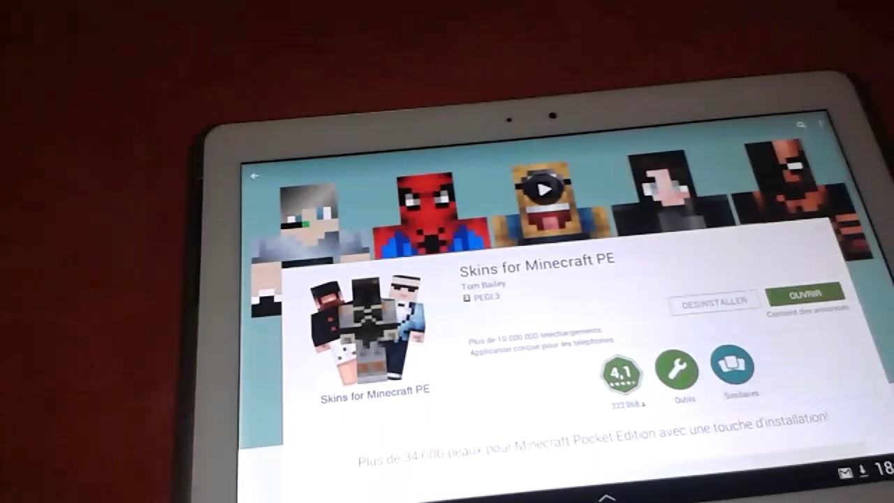 Comment télécharger minecraft sur tablette - YouTube