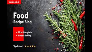 Neptune - Theme for Food Recipe Bloggers & Chefs Nulled Download Working