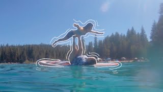 Yoga on a Paddle Board?!? | Partner Yoga Fail | Lake Tahoe 2020