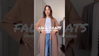 My favorite fall coats from Mango 🧥 #fallfashion #fallstyle #mango #coatseason