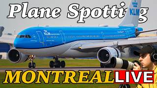 LIVE Tuesday SUNSET AT MONTREAL Airport (YUL)!