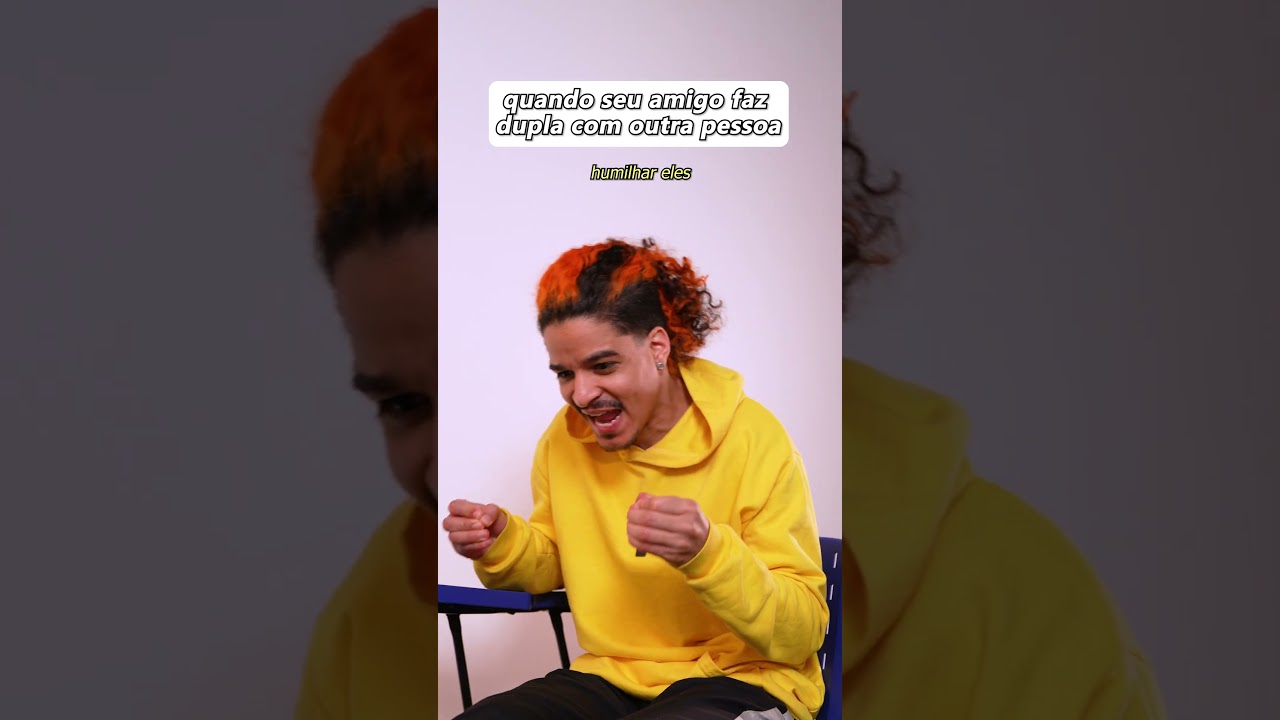 QUANDO SEU AMIGO FAZ DUPLA COM OUTRA PESSOA