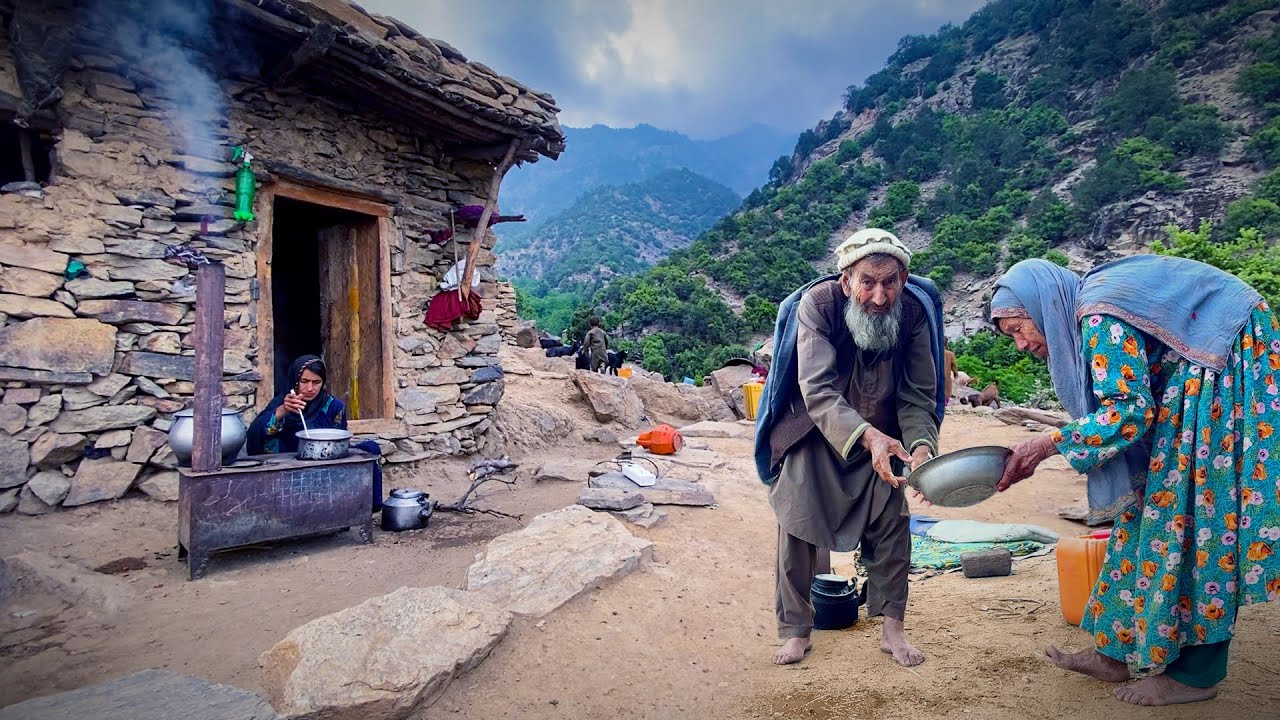 Mountain Village Survival Documentary 🏔️ | How People Live without Modern Tools 🏡 Grandpa & Grandma