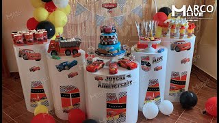 Buffet D Anniversaire Theme Cars A Khouribga Youtube