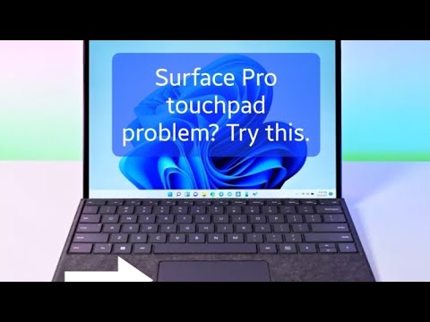Surface Pro touchpad not working Try this.