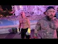 VEGAS STRIP "KO" (Ceasars palace) MIGHTY MOUSE VS. IRON SHEAK