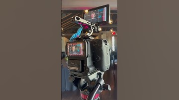 To camera interview set up with a #canonC70 in a #canonR6mk2