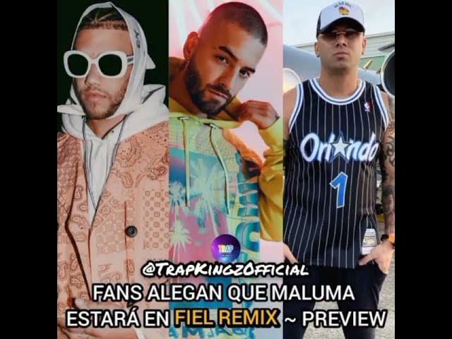 Fiel Remix - Maluma Feat Jhay Cortez, Wisin, Anuel AA, Myke Towers and Bad Bunny (Official Audio)