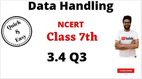 Q 3, Ex 3.4 - Data Handling - Chapter 3 - Maths Class 7th - NCERT | CBSE Class 7 Data Handling