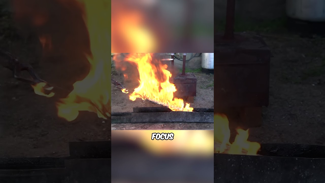 Forging Katana from Rusty Hook...(@FarawayForge)