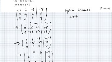HKDSE Sample Paper Q7 system of linear equations