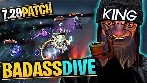 Trust the GRAND MASTER Tinker Badass Dagger into clash  Dota 2 7.29b Dawnbreaker.