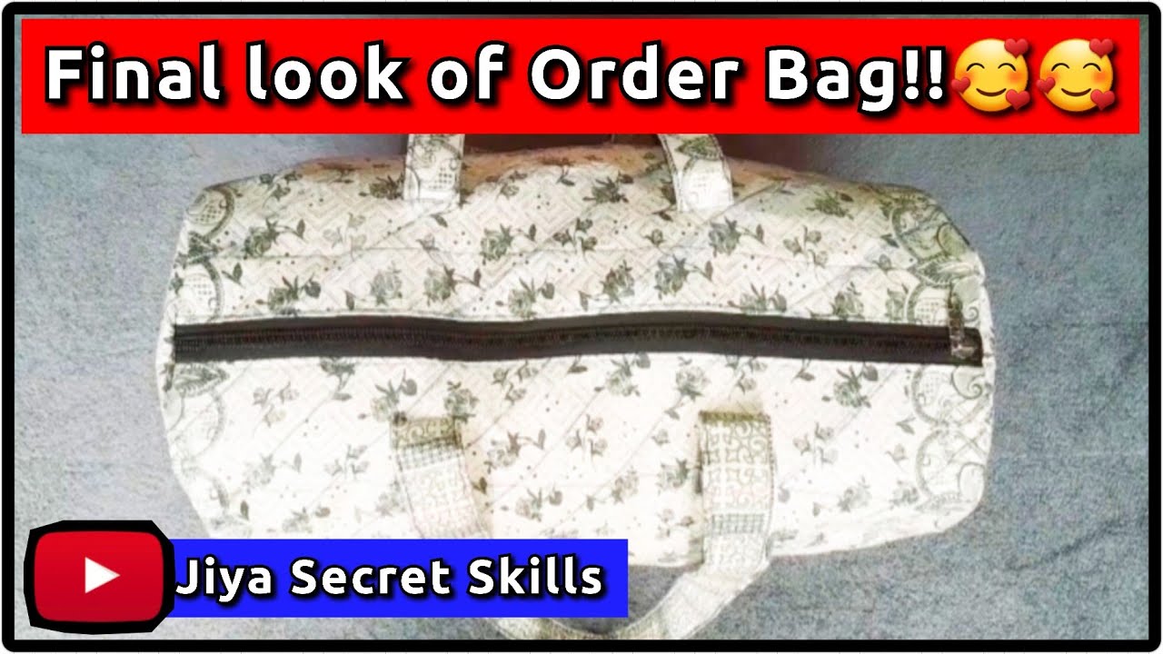 💕Part#02💕Final look of Order Bag!🥰🥰🥰 - YouTube