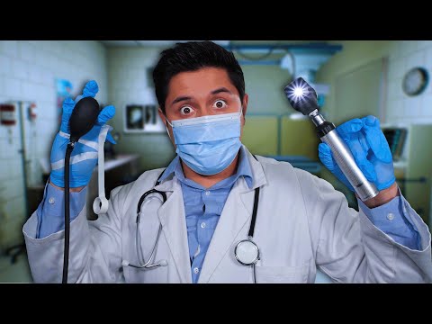 ASMR | FAST & CHAOTIC Doctor Check Up! | Aggressive Cranial Nerve Exam