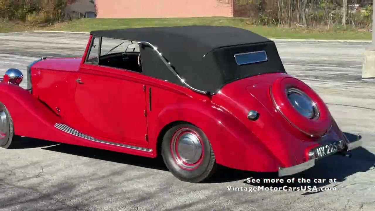 1936 Railton Driving Video