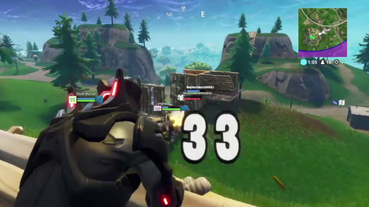 Mortal - solo vs squad battle royal Fortnite  fast win