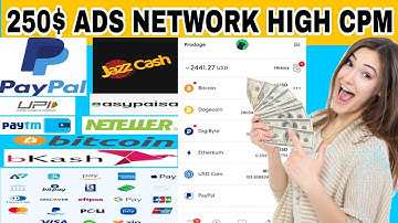 Ads Network High Cpm adsense alternative payment proof ad network coinads bitcoin ads network