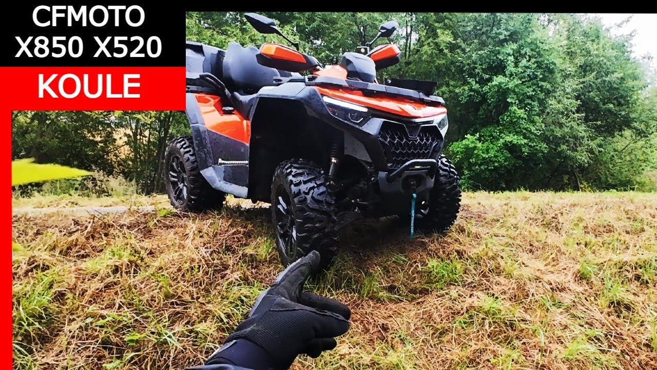 Čtyřkolka CFMOTO X850 A X520🔥Strašidelný tunel a zapadnuto v pangejtě🔥