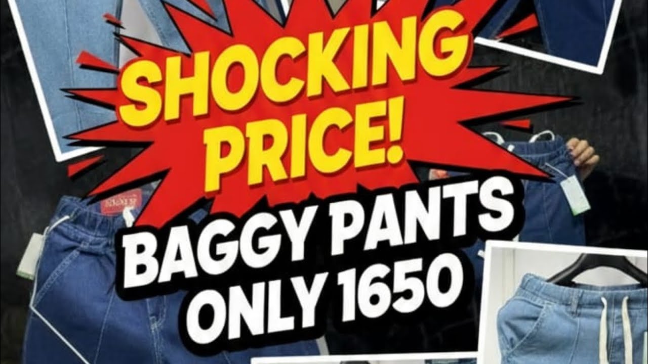 🚨 SHOCKING PRICE! Imported Baggy Jeans & Mid-Season Stock ONLY 1650! (Must-See Style & Quality) 🔥