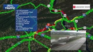 Multi-vehicle crash shuts down 22/322 in Dauphin County