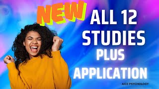 12 Cambridge Psychology Studies Plus Application