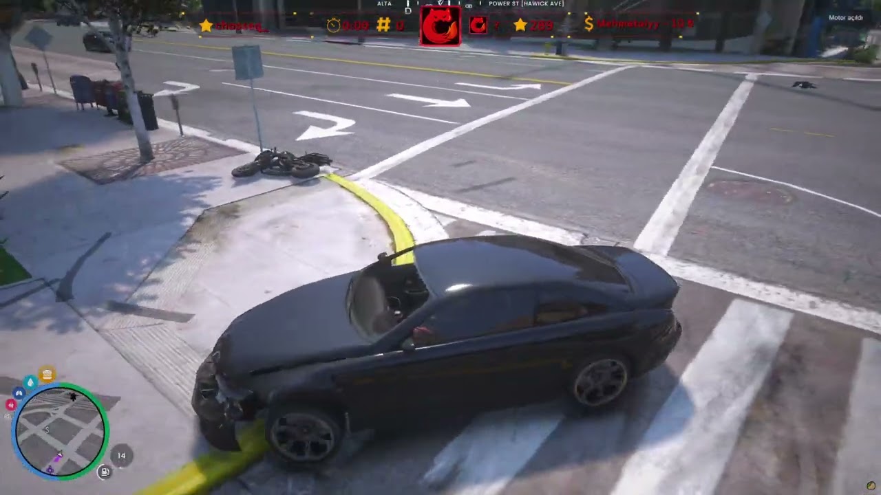 Vorp 3.0: TAHSİN 180LE GİDERKEN BİRİNE ÇARPIYOR