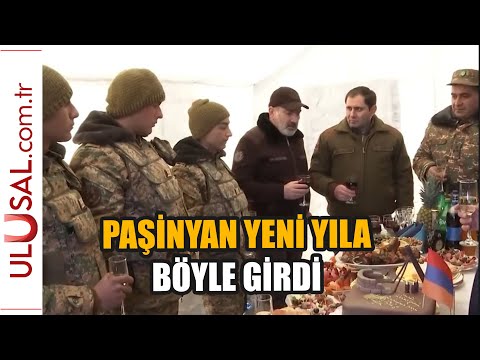 Nikol Paşinyan yeni yıla böyle girdi: Azerbaycan sınırına geldi