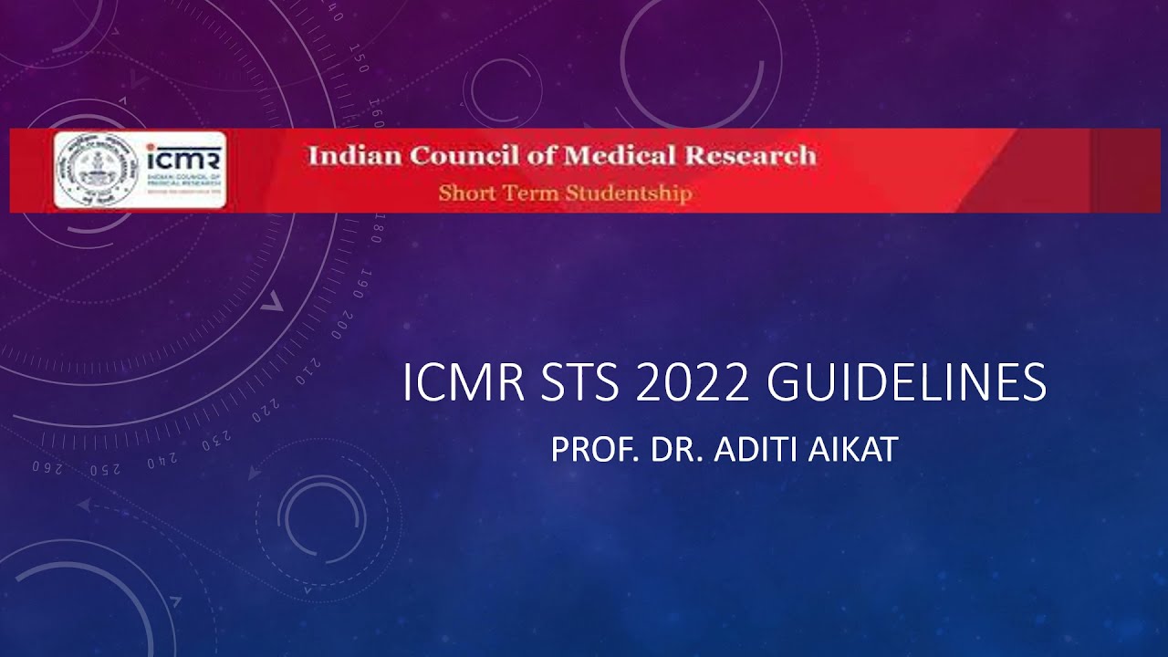 icmr research proposal 2022
