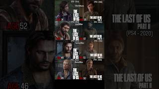 The Last of Us Character Evolution   - #lastofus #lastofuspart2 #gaming