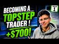 Becoming A Topstep Funded Trader Day 5!