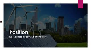 ยง25C and ยง25D: Residential Tax Credits