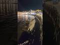 Ночной прибой в южной провинции Фоджа, юг Италии. Вид на маяк San't Eufemia. Foggia, Vieste. #italy