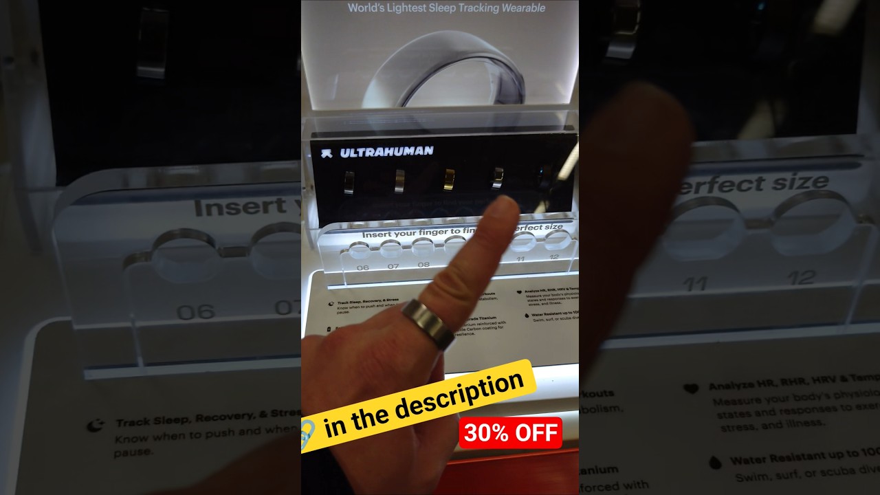 BLACK FRIDAY 30%OFF ultrahuman.com/hardwin82  #smartring #techgadgets #blackfriday