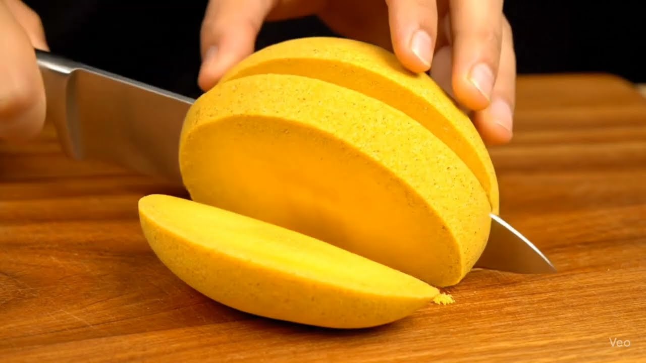 Cutting Fruit Made of Sand ( No talking )  Fruit Slice ASMR