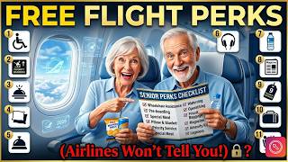 11 Free Things Seniors Can Ask for on a Flight in 2026 (Airlines Won’t Tell You!)