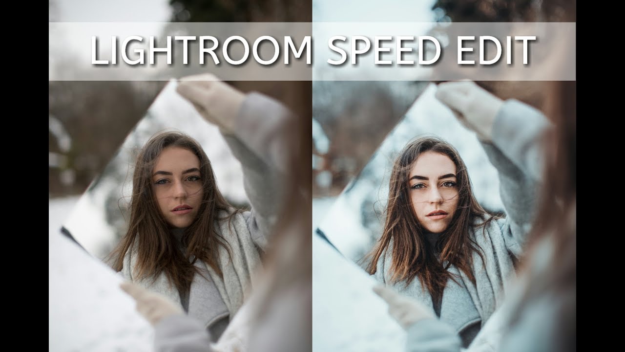 LIGHTROOM SPEED EDIT: Mirror and Snow