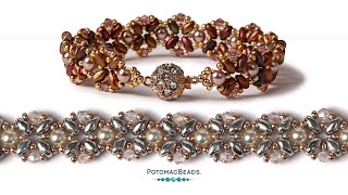 Super Delight Bracelet  DIY Jewelry Making Tutorial by PotomacBeads