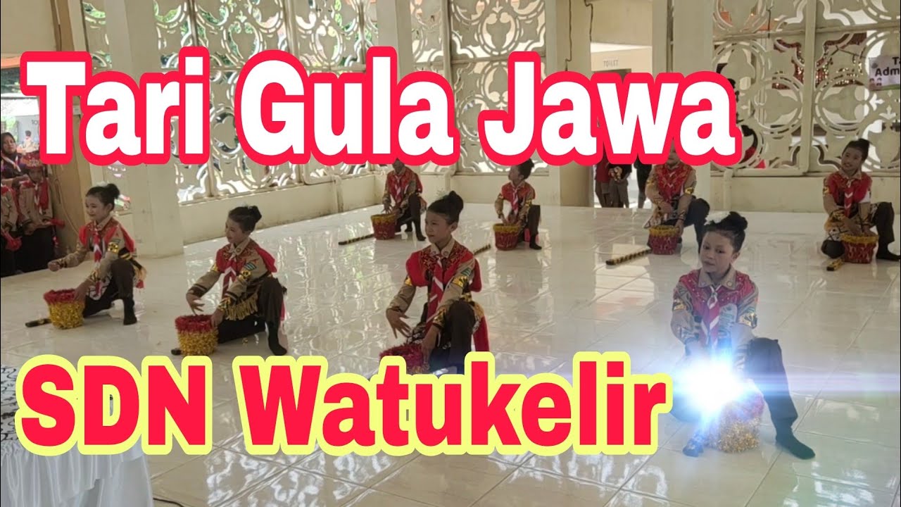 Tari Kreasi Gula Jawa Pentas Budaya Pesta Siaga 2024 SDN Watukelir