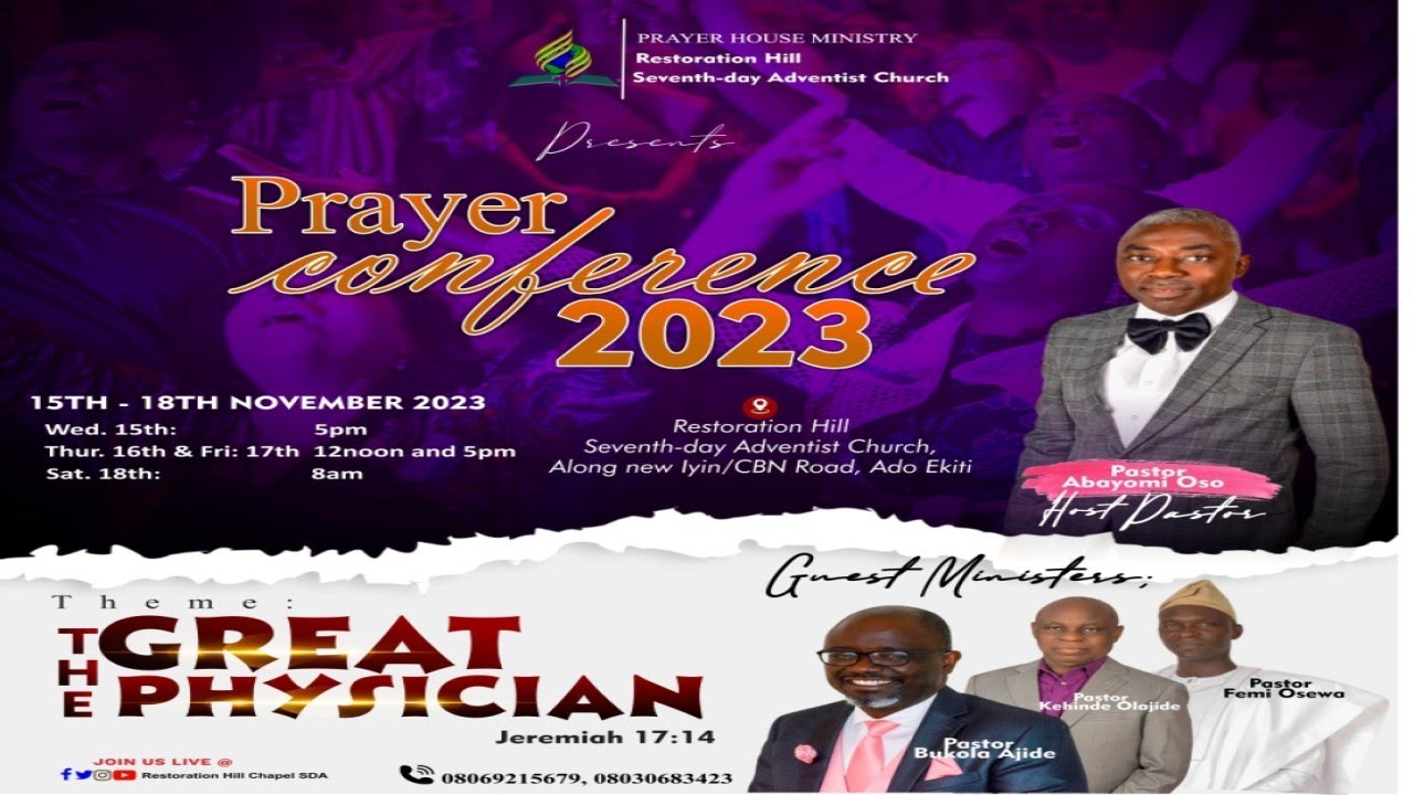 PRAYER CONFERENCE 2023- DAY 2 - YouTube