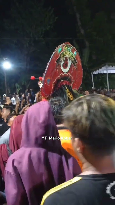 Barongan Bajang turun panggung Jaranan MAYANGKORO Original di Tulungagung