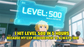 I Hit Level 500 in 5 Hours... Because My EXP Requirement is ALWAYS 100！